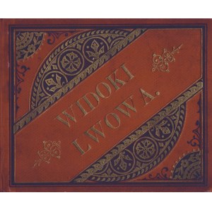 Widoki Lwowa. Album 10 widoków miasta Lwowa w formie leporello. [Lwów, po 1894 r.] w monochr. chromolitografii.