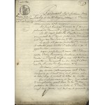 19th CENTURY, NIEMCEWICZ Julian Ursyn] Collection of notarial documents and other correspondence concerning the succession affairs of Julian Ursyn Niemcewicz. Dat. Paris [Paris] 2, 12 July and 7 August 1841.