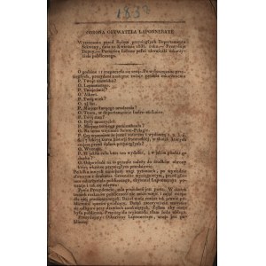 XIX WIEK, Socjalizm] Obrona obywatela Laponneraye : wyrzeczona przed Sądem przysięgłych Departamentu Sekwany, dnia 21 Kwietnia 1832 [b. m. oraz d. wyd. Paryż?, nie przed 1832]