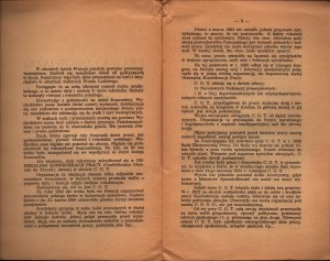 Rights and organizational duties of Polish workers in France. The Polish worker in the French labor movement. Lens 1936. published by the Porozumiewawcza Rada Zw. Polskich in France.