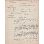 Sprawa Polska we Francji w latach 1914-1920, SMÓLSKI Karol] Zbiór dokumentów, maszynopisów oraz rękopisów związanych z działalnością Karola Smólskiego na rzecz Sprawy Polskiej we Francji w latach 1914-1919 oraz maszynopis „Wspomnień z lat 1914-1919” tegoż