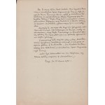 Sprawa Polska we Francji w latach 1914-1920, SMÓLSKI Karol] Zbiór dokumentów, maszynopisów oraz rękopisów związanych z działalnością Karola Smólskiego na rzecz Sprawy Polskiej we Francji w latach 1914-1919 oraz maszynopis „Wspomnień z lat 1914-1919” tegoż