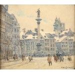 CIEŚLEWSKI Tadeusz, ojciec (1870-1956) - Warszawa. Kolumna Zygmunta. Lata 30. XX w.