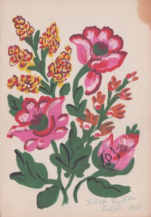 CURYŁOWA Felicja - Flowers of Zalipie. Zalipie 1970.