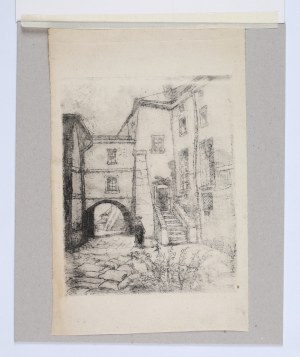 KRATOCHWILA-WIDYMSKA Józefa (1878-1965) - Lviv street [ca. 1938].