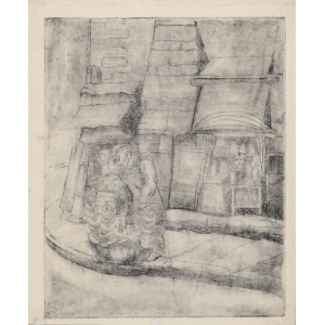 KRATOCHWILA-WIDYMSKA Józefa (1878-1965) - Ulica Serbska we Lwowie [ok. 1938 r.]