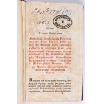 BATOWSKI Aleksander - Niektóre rękopisma księgozbioru Zakładu Naukowego Imienia Ossolińskich, opisał tudzież wiadomość o nich i ich autorach dodał A. Batowski. Lwów 1844. Wydanie Zakładu Narodowego Imienia Ossolińskich