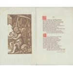 CHOMICZ Witold] SHAKESPEARE William - Sonet LV. Ossolineum 1965. Wydawnictwo bibliofilskie z okazji Międzynarodowej Wystawy Książki w Lipsku 1965 r.
