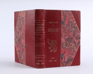 IGIEL Zygmunt - Antiquarian Quarterly 1 - 5. Lviv 1929-1932. set of catalogs [bound by Marek Bauer].