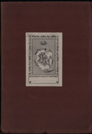 MĘKARSKI Stefan, REMEROWA Krystyna - The Honfleur book collection of Rev. Witold Kazimierz Czartoryski in the Lwowska Bibljoteka Uniwersytecka. Lviv 1928; Nakł. L. Wisniewski.