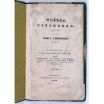 NORMAND le Maria - Wróżka nieomylna. Puścizna po pannie Maryi Leonormnad w Paryżu. Z 9 popiersiami najsławniejszych wróżek. Lwów 1830. Nakładem Franciszka Pillera i Spółki.