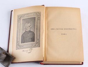 POL Wincenty] The poetic works of Wincenty Pol. Vol. 1-3. Stanislawow 1904. druk. i nakł. E. Weidenfeld i Brat