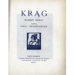 ZEGADŁOWICZ Emil - Krąg. Paryż-Kraków 1926. Polskie Towarzystwo Przyjaciół Książki, Towarzystwo Miłośników Książki.