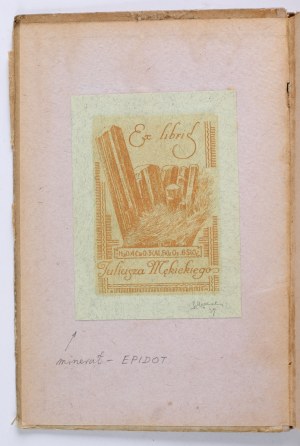 Ekslibris aut. Rudolf Meczicki] POTIOMKIN M. P., MALYNKO V. V. - Mineralogy and geology. Textbook for the 10th grade of the Secondary School. Kyiv 1939. state educational-pedagogical publishing house
