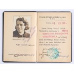 Legitimation of the Polish Ski Association issued to Wladyslawa Krzewska on November 1, 1935 by the Lviv ski section of the Polish Tatra Society. Lviv 1935