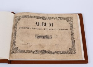 LELEWEL Joachim] - Album of the Polish engraver. Poznan 1854; księg. J. K. Żupański.