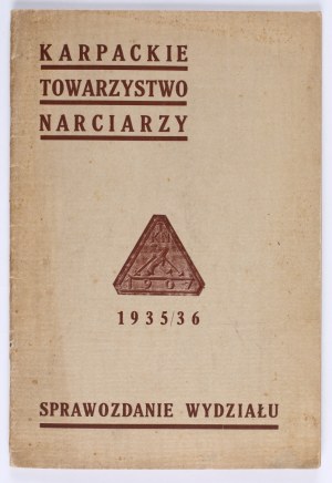 Skiing] Carpathian Ski Association. 1935/36 Division report.