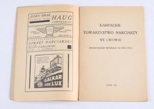 Skiing] Carpathian Ski Association. 1935/36 Division report.