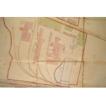Pierwsza Galicyjska Fabryka Sody Amoniakalnej S.A.] Situations-plan der Ersten Galizischen Ammoniaksoda Fabriks Aktion Gesellschaft Podgórze [Kraków ca 1909 r.].
