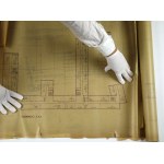Polskie Koleje Państwowe, PKP] Zespół projektów budynku Zarządu Głównego Polskich Kolei Państwowych w Warszawie, autorstwa lwowskiego architekta, Witolda Minkiewicza. [Warszawa, po 1927 r.]