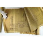 Polskie Koleje Państwowe, PKP] Zespół projektów budynku Zarządu Głównego Polskich Kolei Państwowych w Warszawie, autorstwa lwowskiego architekta, Witolda Minkiewicza. [Warszawa, po 1927 r.]