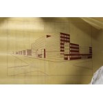 Polskie Koleje Państwowe, PKP] Zespół projektów budynku Zarządu Głównego Polskich Kolei Państwowych w Warszawie, autorstwa lwowskiego architekta, Witolda Minkiewicza. [Warszawa, po 1927 r.]