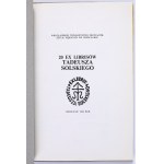 20 EX LIBRISÓW TADEUSZA SOLSKIEGO (1884-1966). [wstęp Mieczysław Radojewski ; oprac. Marian Wójciak]. Wrocław 1968. Wrocławskie Towarzystwo Przyjaciół Sztuk Pięknych.