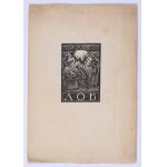 Ekslibris rosyjski, Rosyjski znak książkowy] ADARJUKOW W. J. - Ruskij kniżnyj znak. Moskwa 1922.