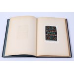 WISZNIEWSKI Kazimierz - Exlibrisy bibliofilek. Seria I-II. Wstęp Olgierda Nawłockiego. Warszawa 1948-1949 [klocek 4 egzemplarzy z ekslibrisami kolorowanymi i niekolorowanymi, oprawa Marka Bauera]