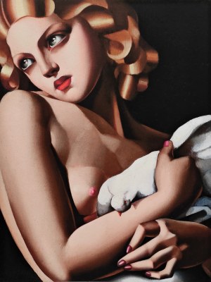 Tamara Lempicka (1898-1980), Woman with a pigeon