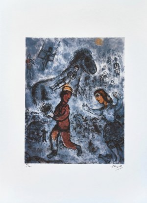 Marc Chagall (1887-1985), The lovers' quarrel