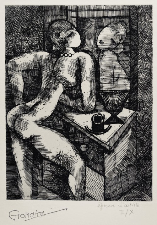 Marcel Gromaire (1892-1971), Nu se mirant