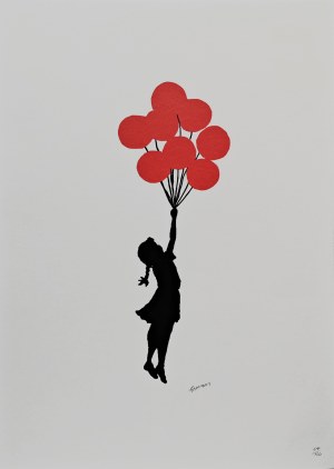 Banksy (b.1974), Girl with balloons