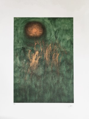 Joan Miro (1893-1983), Hair Pursued by Two Planets