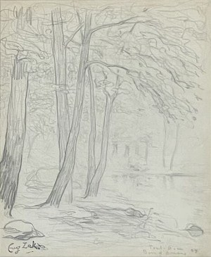 Eugene Zak (1884-1926), Bois d'Amour, Pont-Aven, 1904