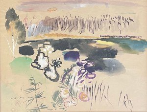 Ludwik Klimek (1912-1992), Landscape, 1965