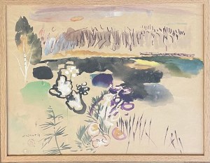 Ludwik Klimek (1912-1992), Landscape, 1965