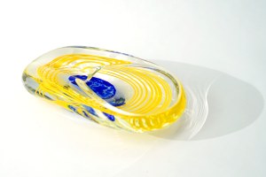 Glass ashtray for a cigar - A. Jablonski