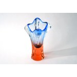 Glass vase - Chribska smelter - J. Hospodka