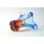 Glass vase - Chribska smelter - J. Hospodka