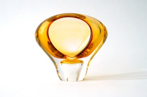 Decorative glass form - A. Jablonski