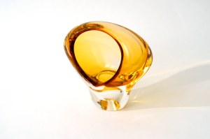 Decorative glass form - A. Jablonski