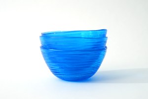 3 Glass bowls - Rotor - HSG Ząbkowice - J.S. Drost