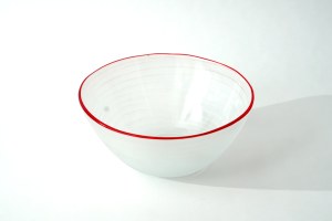 Glass salad bowl - Rotor - HSG Ząbkowice - J.S. Drost