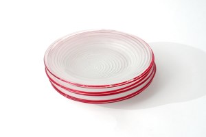 6 Glass plates - Rotor - HSG Ząbkowice - J.S. Drost - set of 1