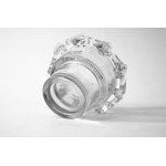 Glass vase - Diatret - HSG Ząbkowice - J.S. Drost - colorless
