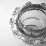 Glass vase - Diatret - HSG Ząbkowice - J.S. Drost - colorless