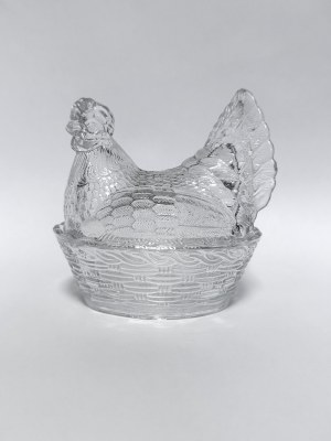 Glass box of chocolates - Hen - HSG Ząbkowice