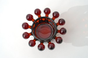 Glass ashtray - Radiant - HSG Ząbkowice - J.S. Drost