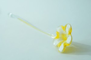 Glass flower for vase - HS Sudetes - No. 2